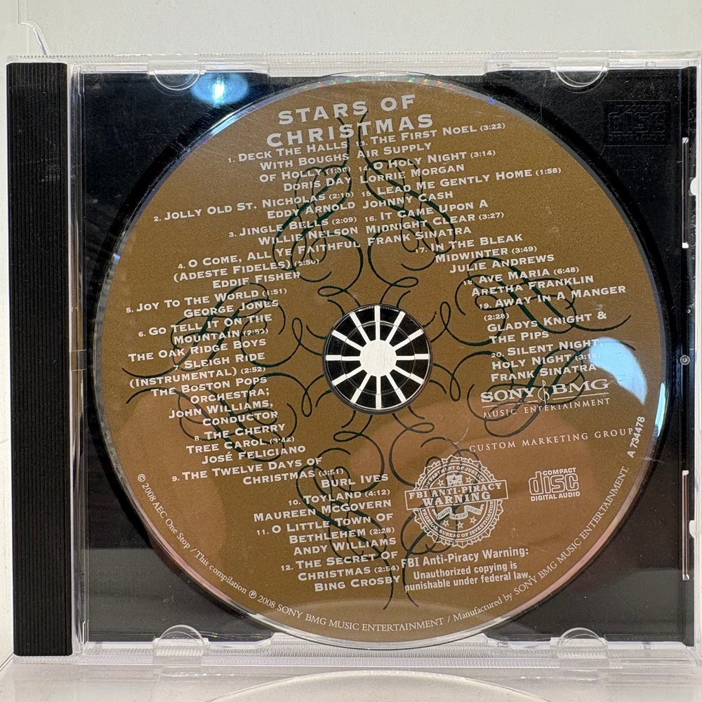 Stars of Christmas Sony BMG Music Entertainment CD Compilation 2008 A 734478
